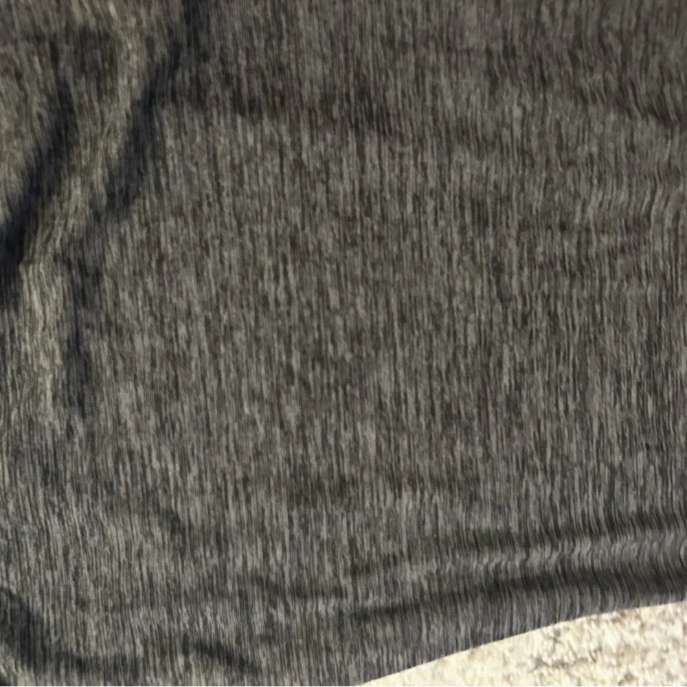NWT Apana Charcoal Gray Heather Asymmetrical Yoga Dress W/builtin Bra Sz Small - Picture 2 of 9
